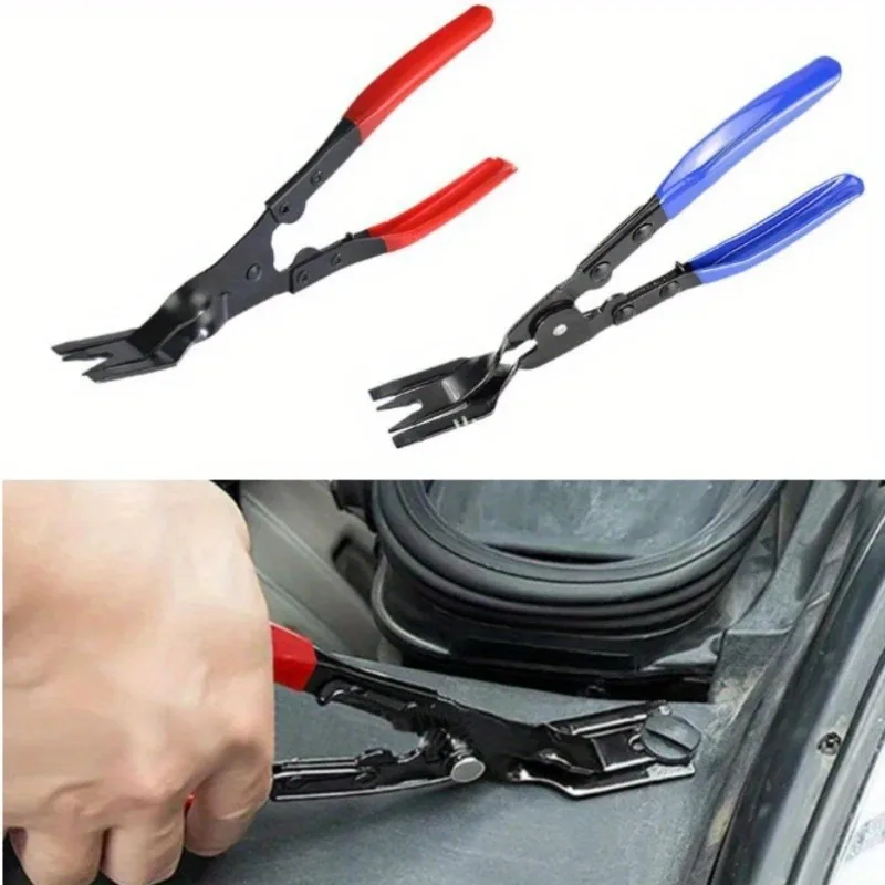 

Rubberized Handles Heavy-Duty Car Trim Clip Removal Tool Multi-Purpose Pliers for Van Door Panels Car Door Panel Removal Tool