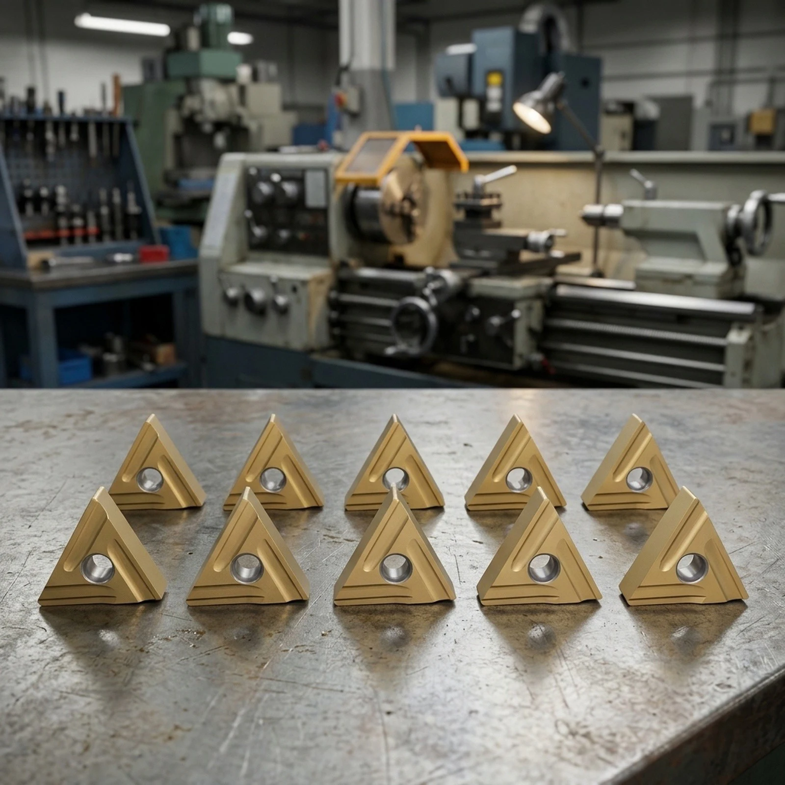 Carbide Cutting Tools CNC Carbide Inserts Chip Breaking Control Compatible With CNC Lathes Excellent Cutting Performance