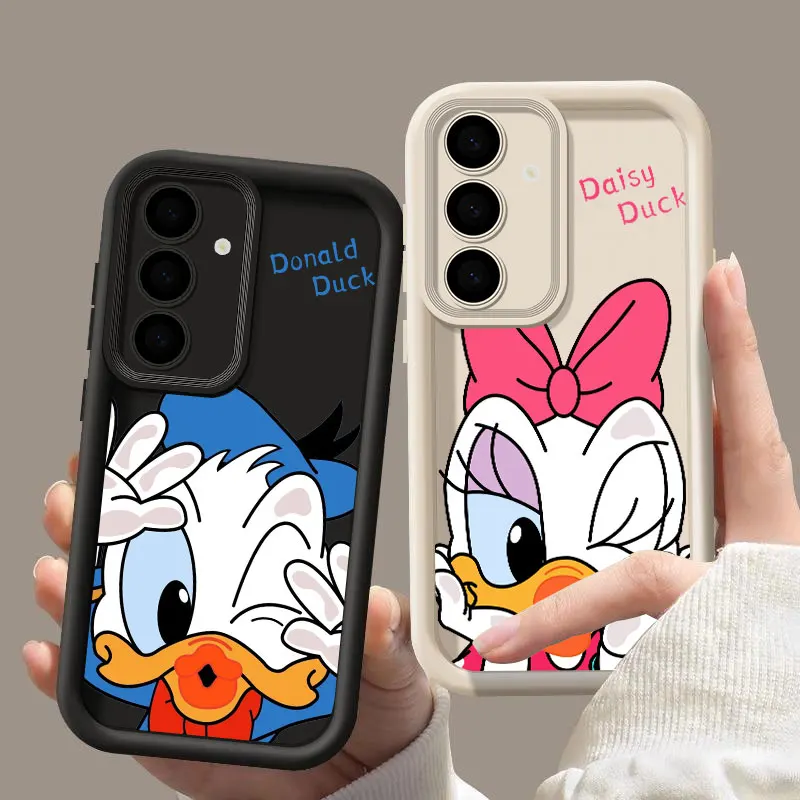 Disney Duck Winnie Pooh Marie Fundas For Samsung Galaxy S26 S25 S24 S23 S22 Plus S21 Ultra S20 FE Case S26Ultra Phone Back Cover