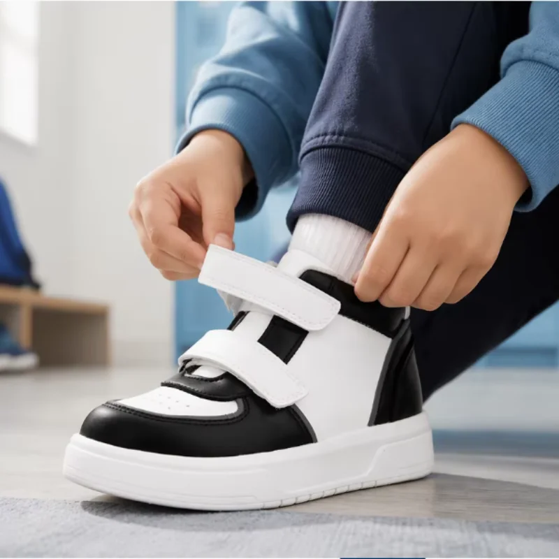 PRINCE PARD Kids Orthopedic Sneakers Autumn Casual Corrective Insole Shoes for Girls And Boys Prevents Tip Toe Walking