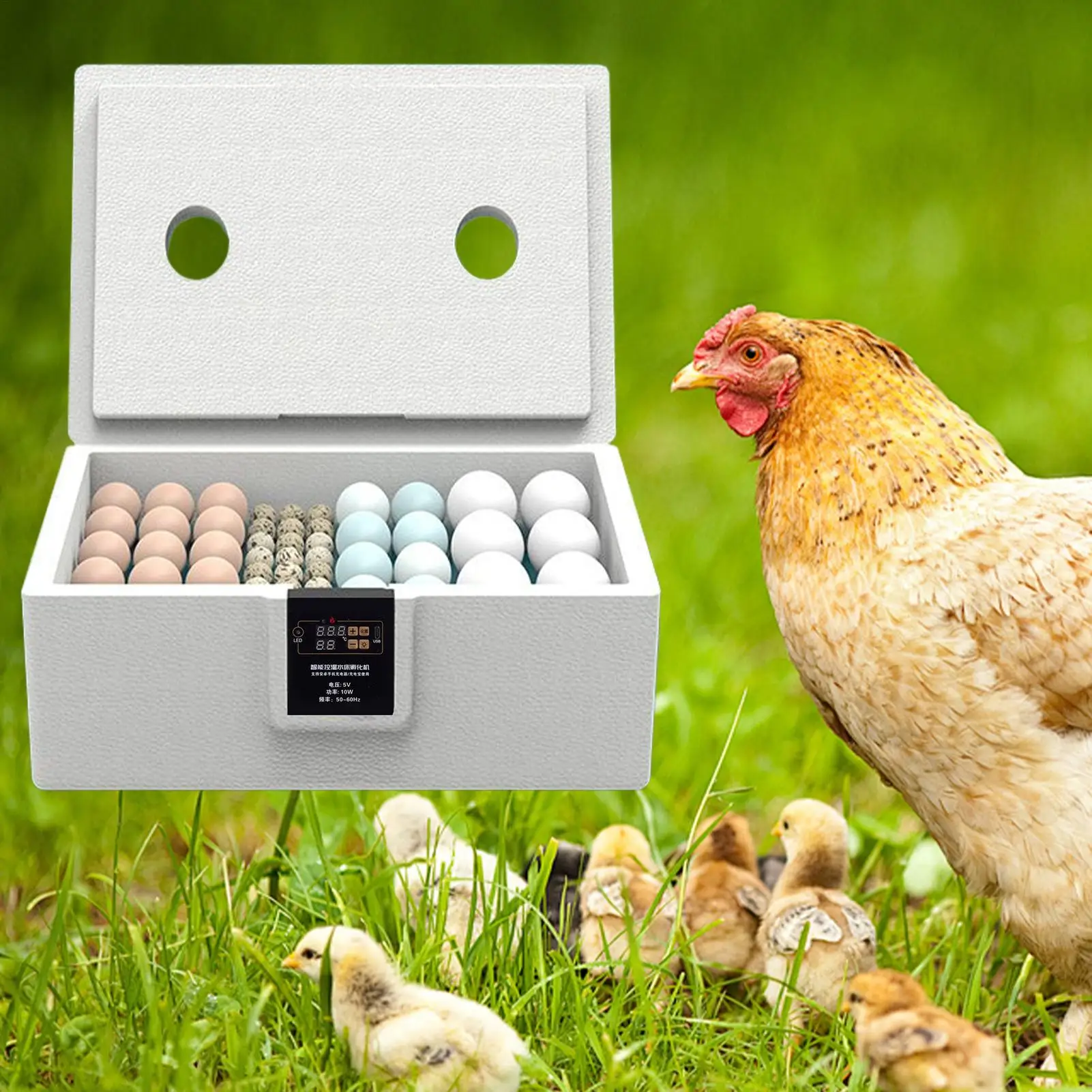 حاضنة لتفريخ البيض 10-25 حاضنة بيض البط حاضنة الدواجن الذكية دليل تحول حظيرة هاتشر للتربية