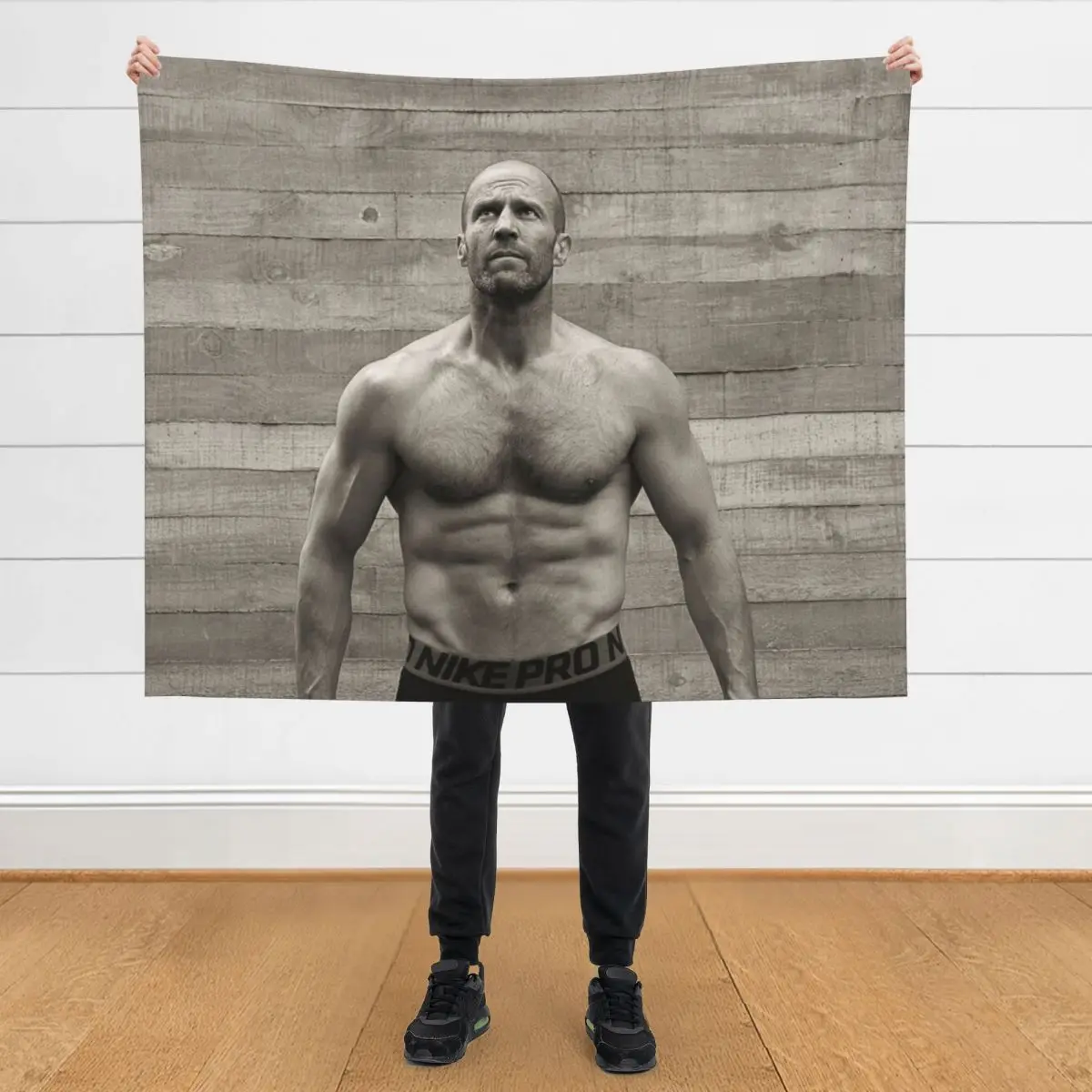 

jason statham Throw Blanket Custom Decorative Beds Heavy sofa bed Blankets