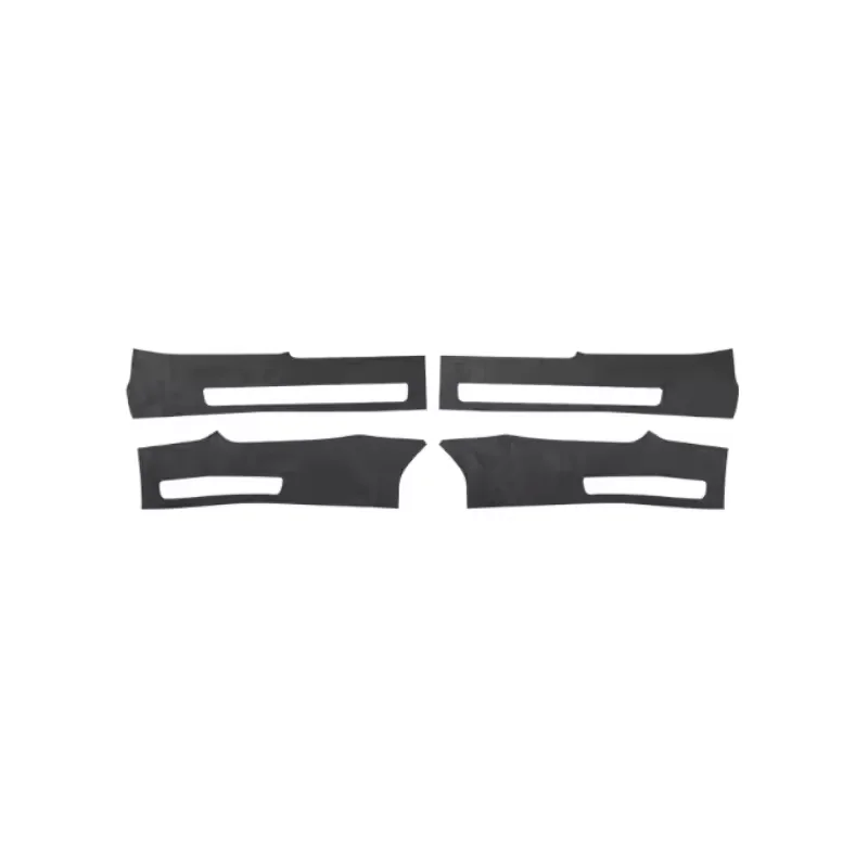 Suede Door Sill Protective Cover Stickers Car Interior Styling Door Sill Anti-kick Protective Stickers For ZEEKR 7X
