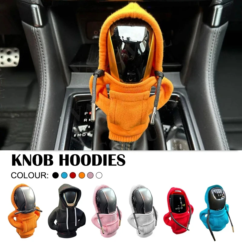 Car Gear Shift Lever Cover For MINI ONE COOPER Paceman Clubman Countryman NEW Manual Handle Gear Lever Decoration Hoodie Covers