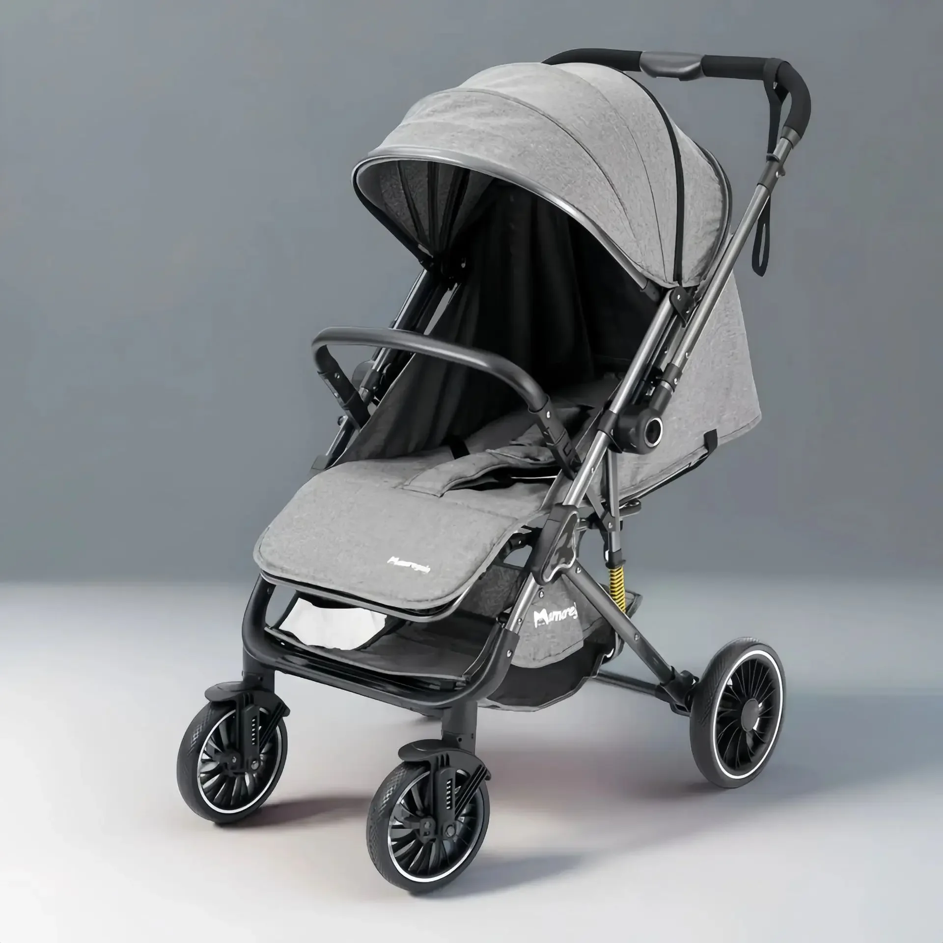 

Baby Strollers Seated Reclined High Landscape Lightweight Foldable Two-way Children's Strollers Walking Equipment Carts