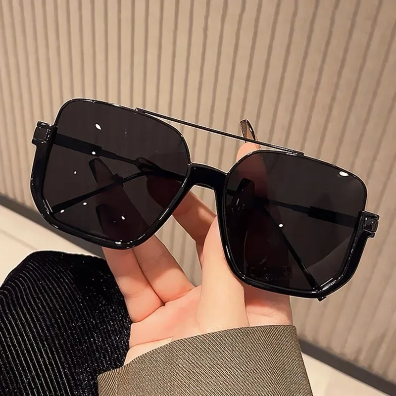Double-Bridge Half-Frame Sunglasses — product information 2