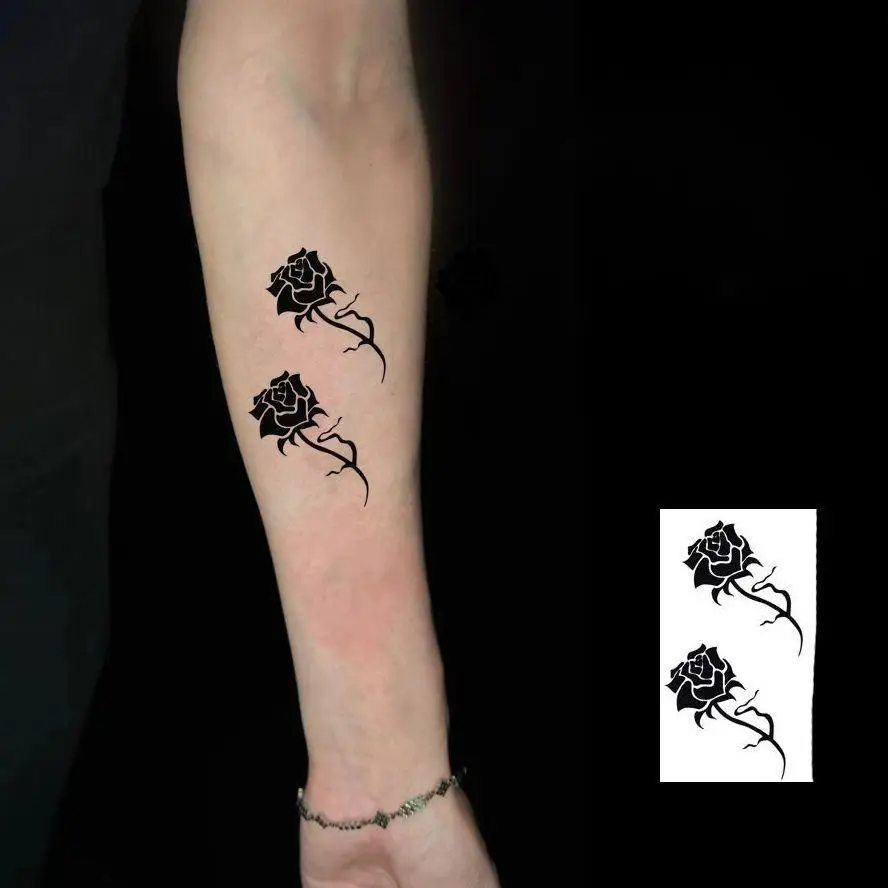 

Instagram-style Little Rose Temporary Tattoos,Tattoo Stickers,Waterproof Long-Lasting,Fake Tattoo,body art for Men Women