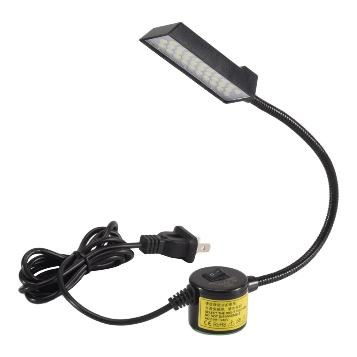 A40T 30 LED Sewing Machine Light Sewing Lighting for Workbench Lathe Drill Flexible Gooseneck Arm Work Lamp US Plug