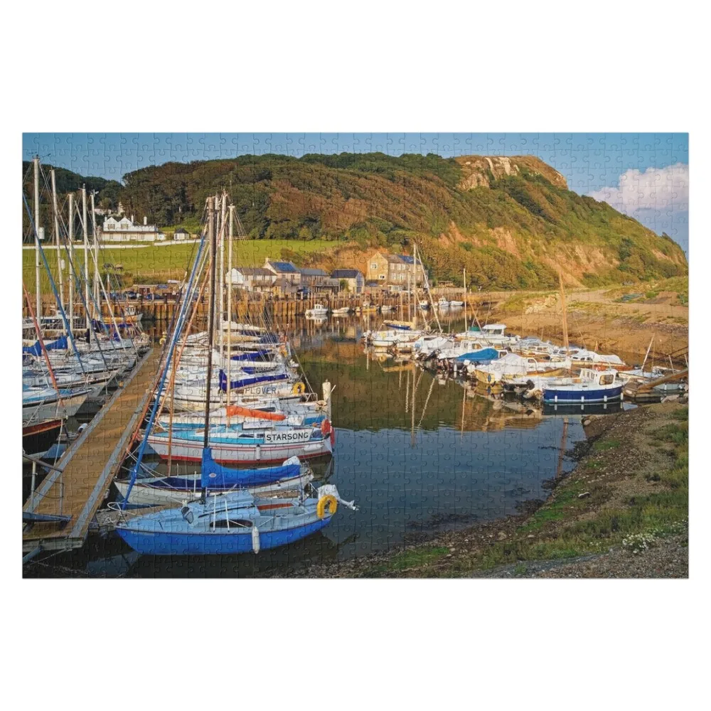 

Axmouth Harbour & Haven Cliff Jigsaw Puzzle Picture Customized Picture Custom Jigsaw Puzzle