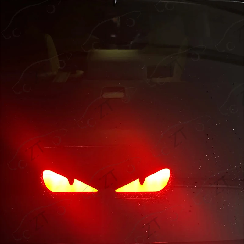 ملصق ضوء فرامل السيارة عالي ، ملصق لوحة الإسقاط البلاستيكية ، ملصقات ضوء الذيل العلوي ، تعديل السيارة ، سيتروين الاليسي C6 ، C4L ، C3L