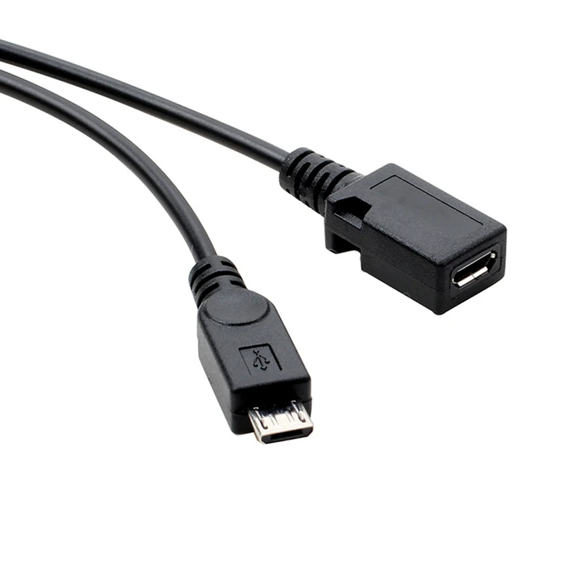 1PCS 2 in 1 Micro USB Host Power Y Splitter 20m USB 2.0 Port Terminal Adapter OTG Cable For Fire Tv 3 Or 2nd Gen Fire Stick