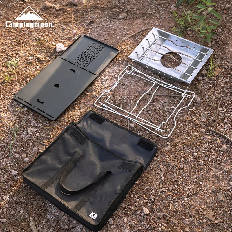 

Многофункциональный складной стол-стойка CAMPINGMOON G-38 из нержавеющей стали для кемпинга и барбекю