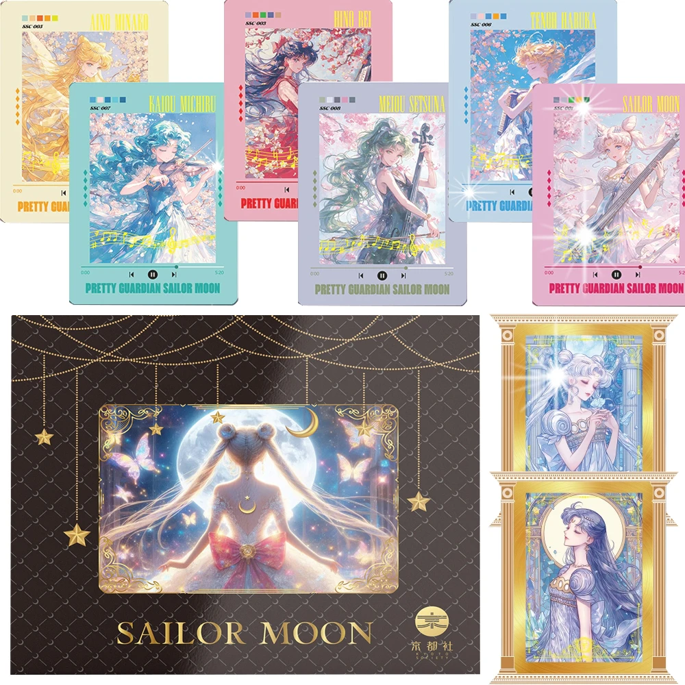 

Sailor Moon Collection Cards Anime Magical Girl Tsukino Usagi Kino Makoto SSR Fashion Model Cards Trend Toys Fans Hobbies Gifts