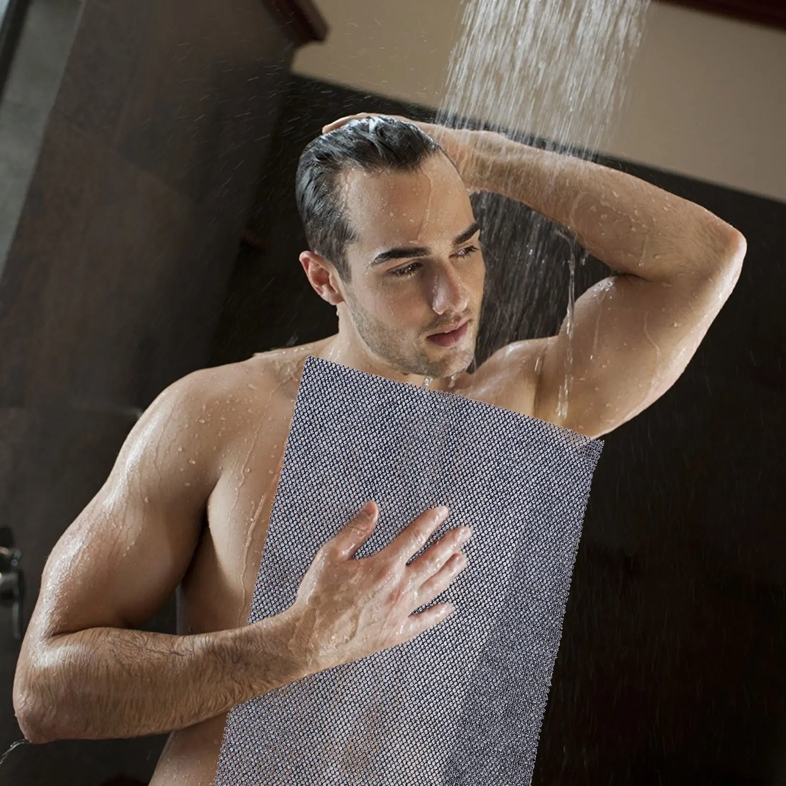 

2Pcs Bath Scrubber Towel Exfoliating Foaming Strip for Body Skin Cleaning Comfortable Shower Cleaning Tool Bath