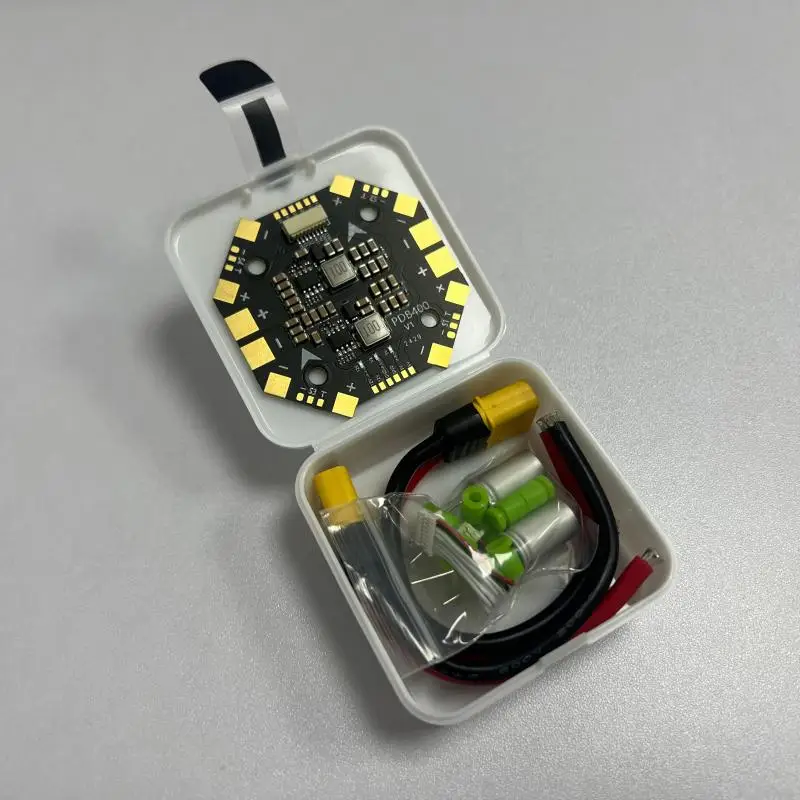 PDB400 Quadcopter Fixed Wing Crossing Drone Power Distribution Board Ammeter 6-8S High Current