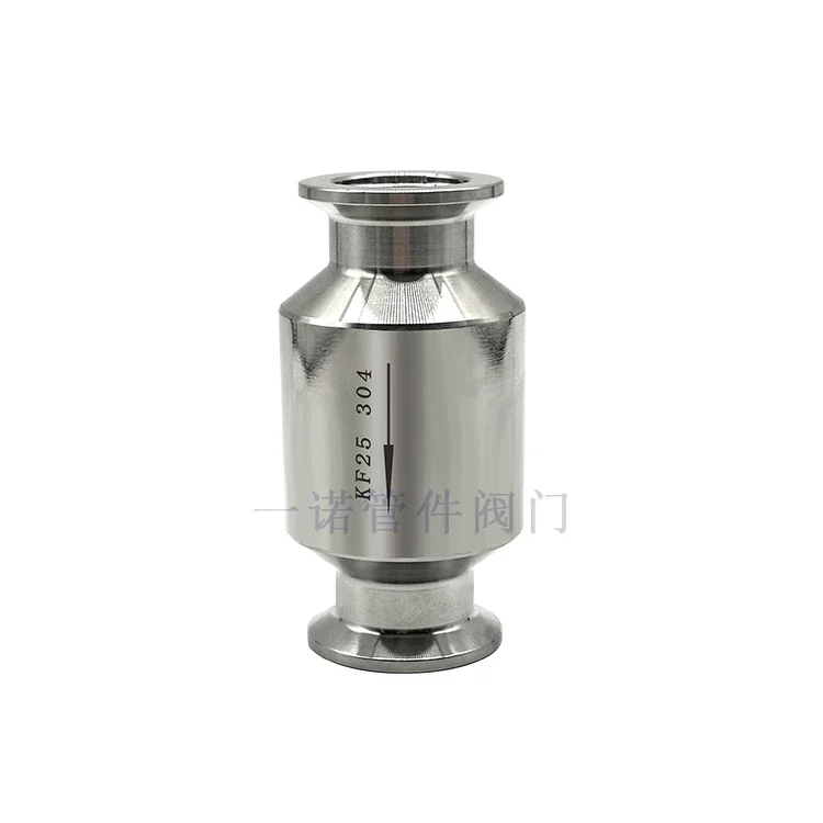 

KF16-63, exhaust check valve clamp type quick installation joint, quick installation vacuum check valve, vacuum valve joint pipe