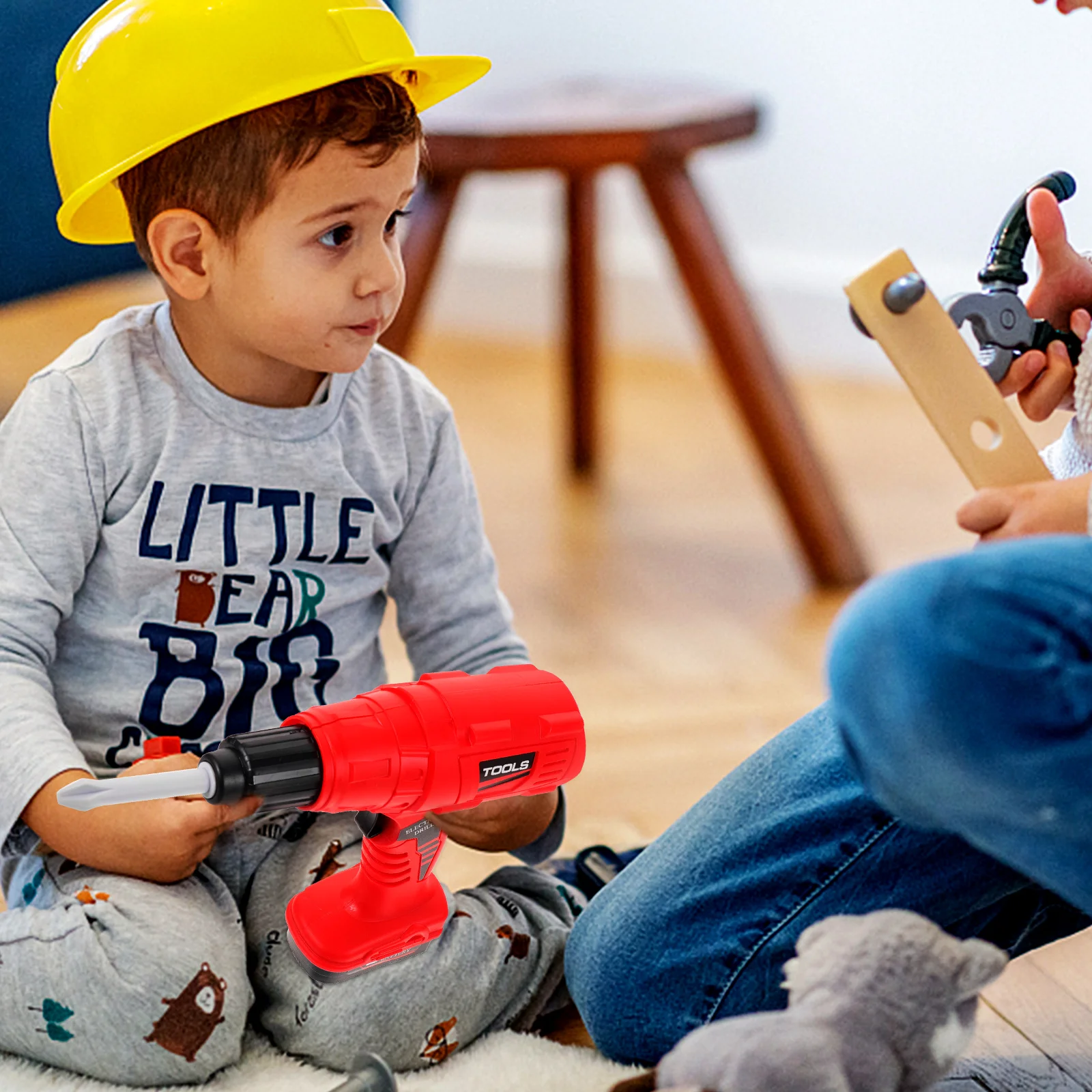 Juguetes para niños pequeños Taladro eléctrico Suministro para niños Juguete divertido Herramientas de habilidades motoras finas