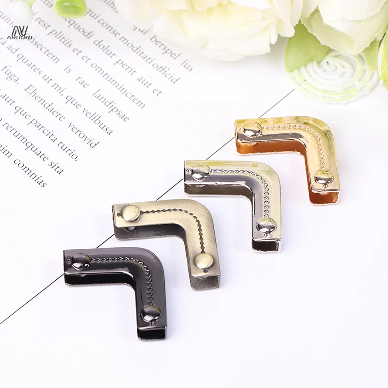 1PC Metal Bag Corner Corners Decor End Clip Edge Banding Bag Accessories Leather Decorative Corner Banding Decorative Strips