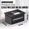 72V 105Ah LiFePO4 리튬 배터리 200A BMS 6000+ 사이클(골프 카트용 충전기 포함), Bluetooth 모바일 앱 터치 모니터 지원 2