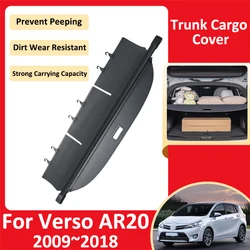 Car Trunk Curtain For Toyota Verso AR20 2009~2018 2017 Luggage Storage Adjustable Partition Protective Cover Auto Accessories
