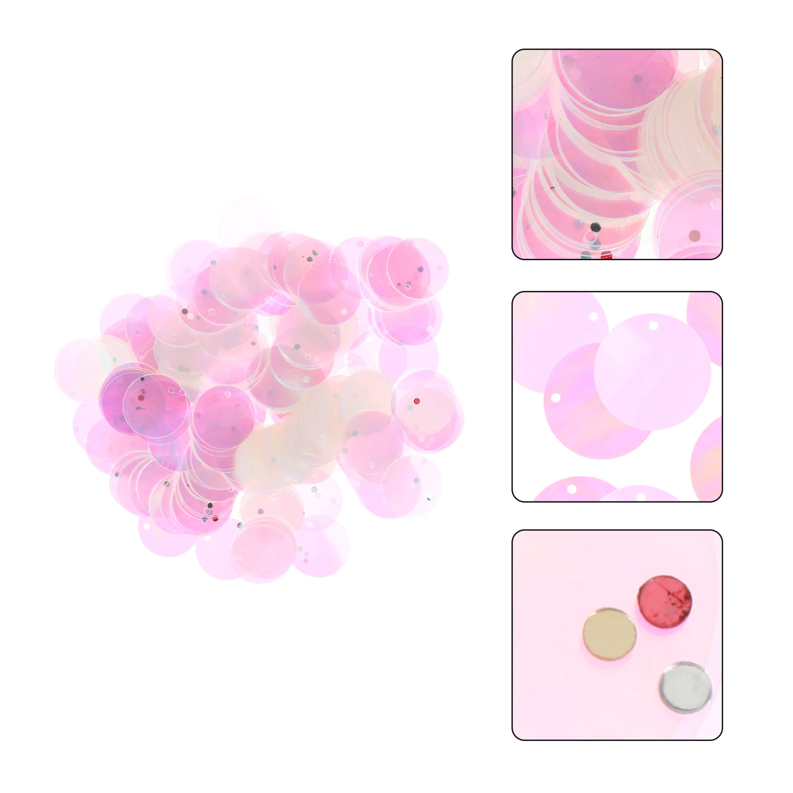 

Lightweight Pvc Sequin Beautiful Loose Sequins Clothing Accessories Craft Decoration