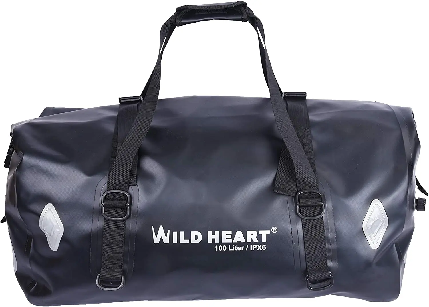 

Free Shipping Wild Heart 100L Waterproof Duffel Bag for Diving,Hiking,Kayaking,Rafting，Boating Waterproof Motorcycle Seat Bag