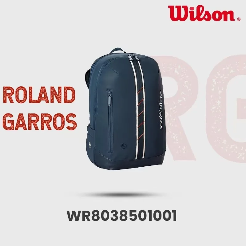 2025 Wilson 2PK Tour Roland Garros Rucksack vintage tennis racket backpack Tennis Racket Bag Accessories Bag for Men and Women