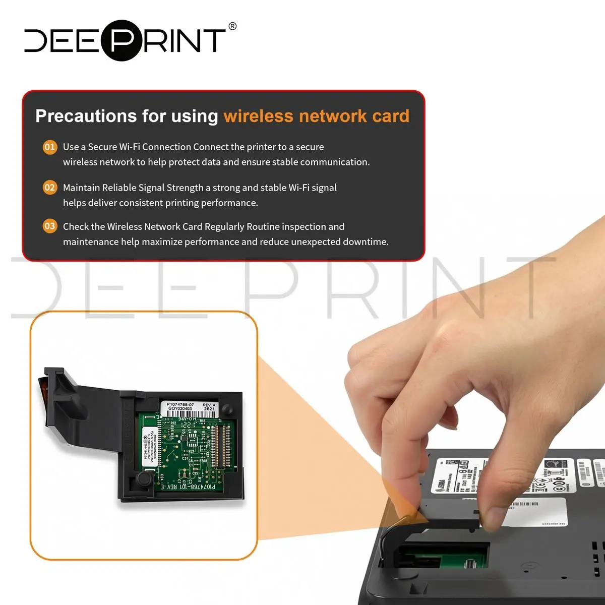 P1112640-017A ZD421 802.11ac WiFi Wireless Module for Zebra ZD421D ZD421T Thermal Desktop Printer | 3-Month Warranty