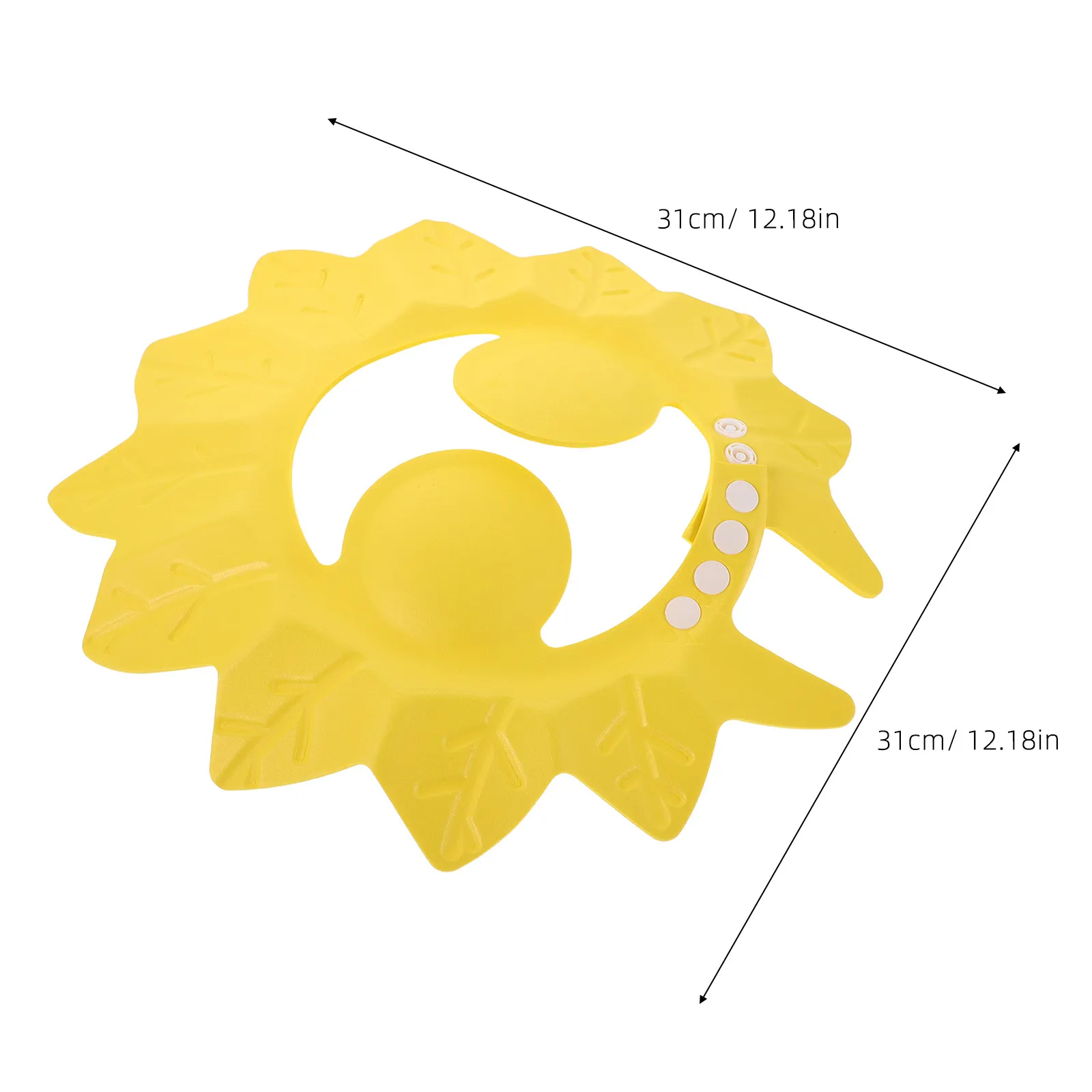 8Pcs Kids Shower Cap Adjustable Waterproof Hair Wash Shield Baby Bath Ear Protector Toddler Shampoo Visor Soft Bathing Hat