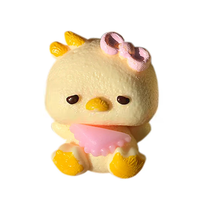 لطيف الكرتون المئزر بطة الضغط لعبة الضغط بطة صفراء سوبر لينة موتشي ضغط لعبة الإبداعية انتعاش تململ هدية