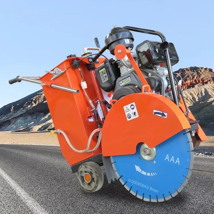 

High Power Road Cutter Machine 400 500 600 mm Blade Depth Concrete Road Cutting Machine road cutting saw machine Gasoline