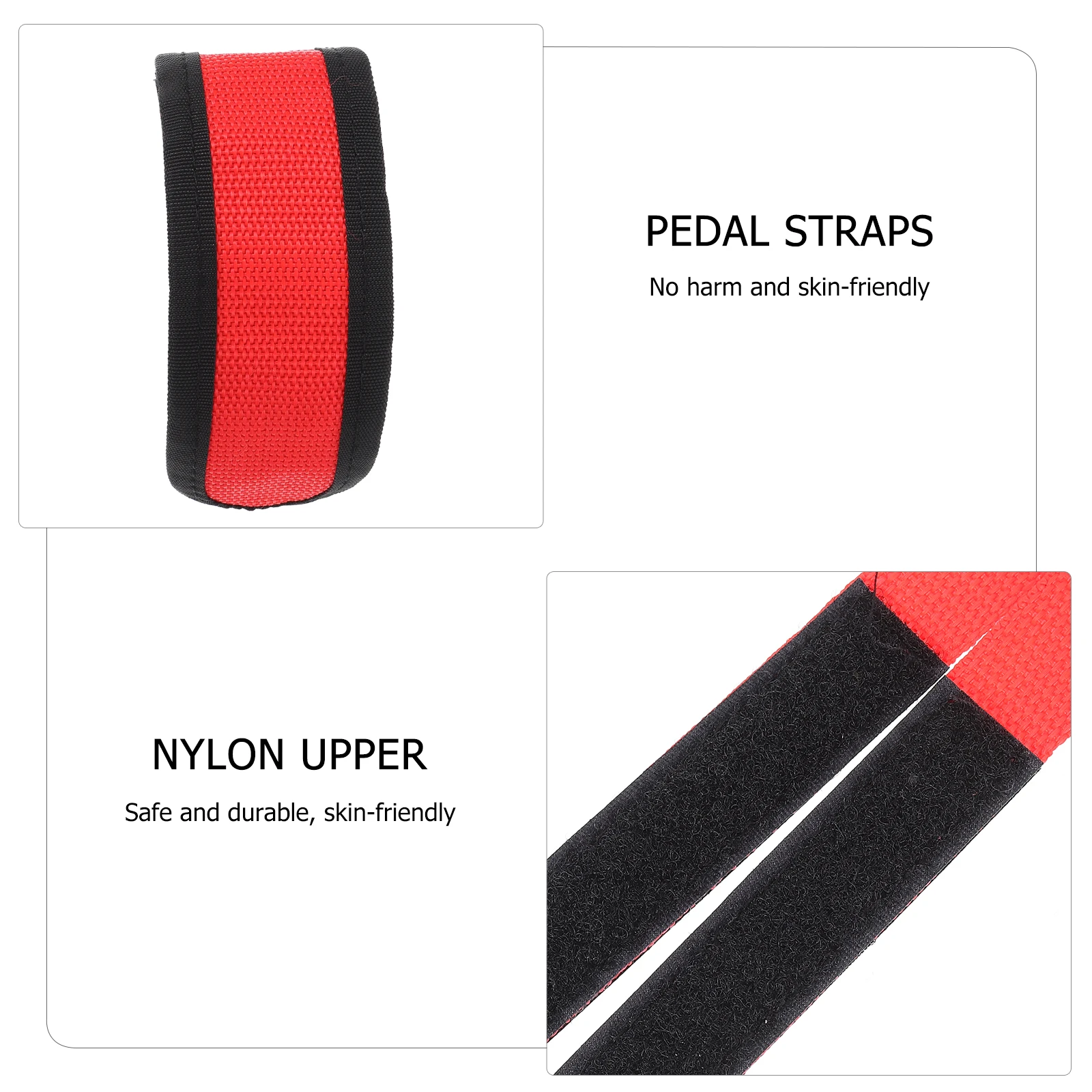 

Adjustable Bike Pedal Straps Bicycle Footrest Straps Durable Easy Assembly Secure Fixation Adjustable Tightness for Adults