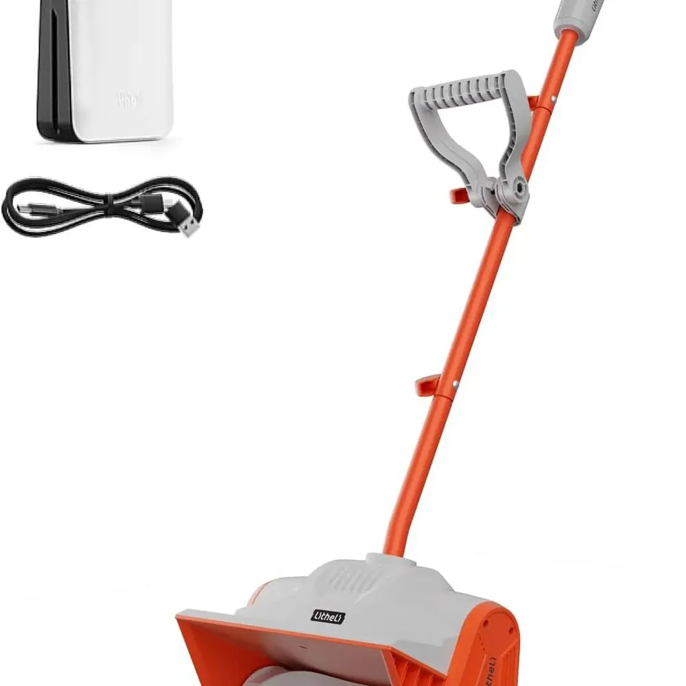 

Электрическая лопата для снега, беспроводная, 20 В, легкий снегоочиститель с батарейным питанием, аккумулятор 4,0 Ач, инструмент для легкого удаления снега для Drivew