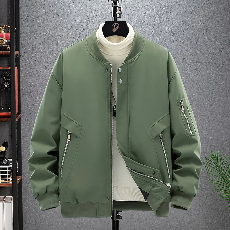 

Outdoor Running Jacket Casual Windproof Breathable Thick Cotton Baseball Jacket Winter Men's Fashionable and Warm Cotton Jacket