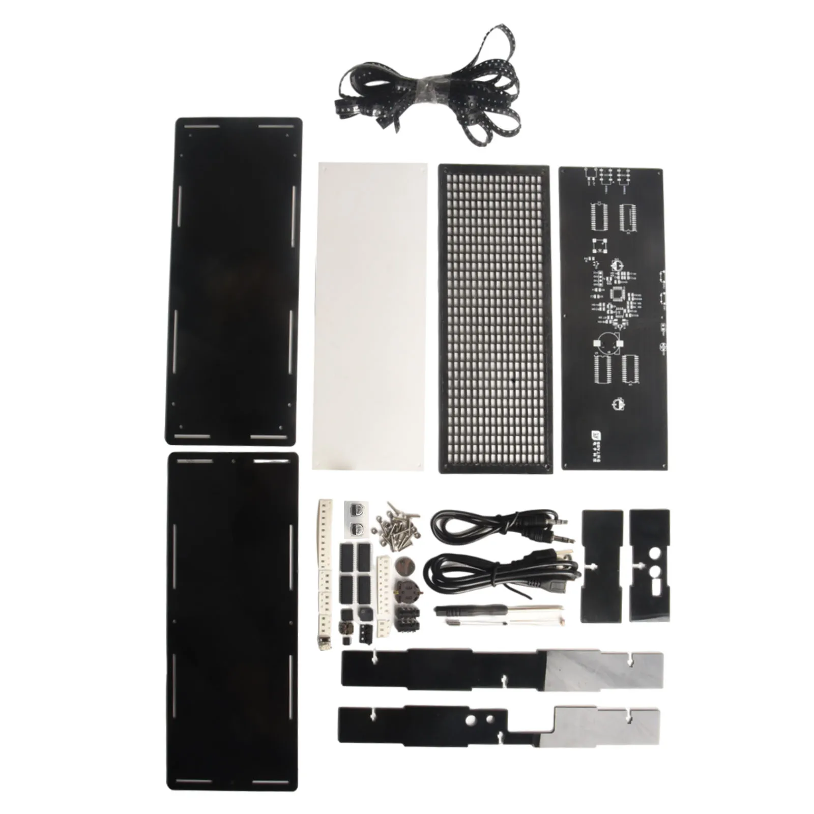 32 Bit VU Meter Music Spectrum Analyzer Power-off Retention Function 1T High Speed Processor Time Setting 7 Music Ringtones