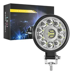 Car LED Work Light Private Model 3 Inch Round 21LED Floodlight Auxiliary Light Off-road Vehicle Modification Light
