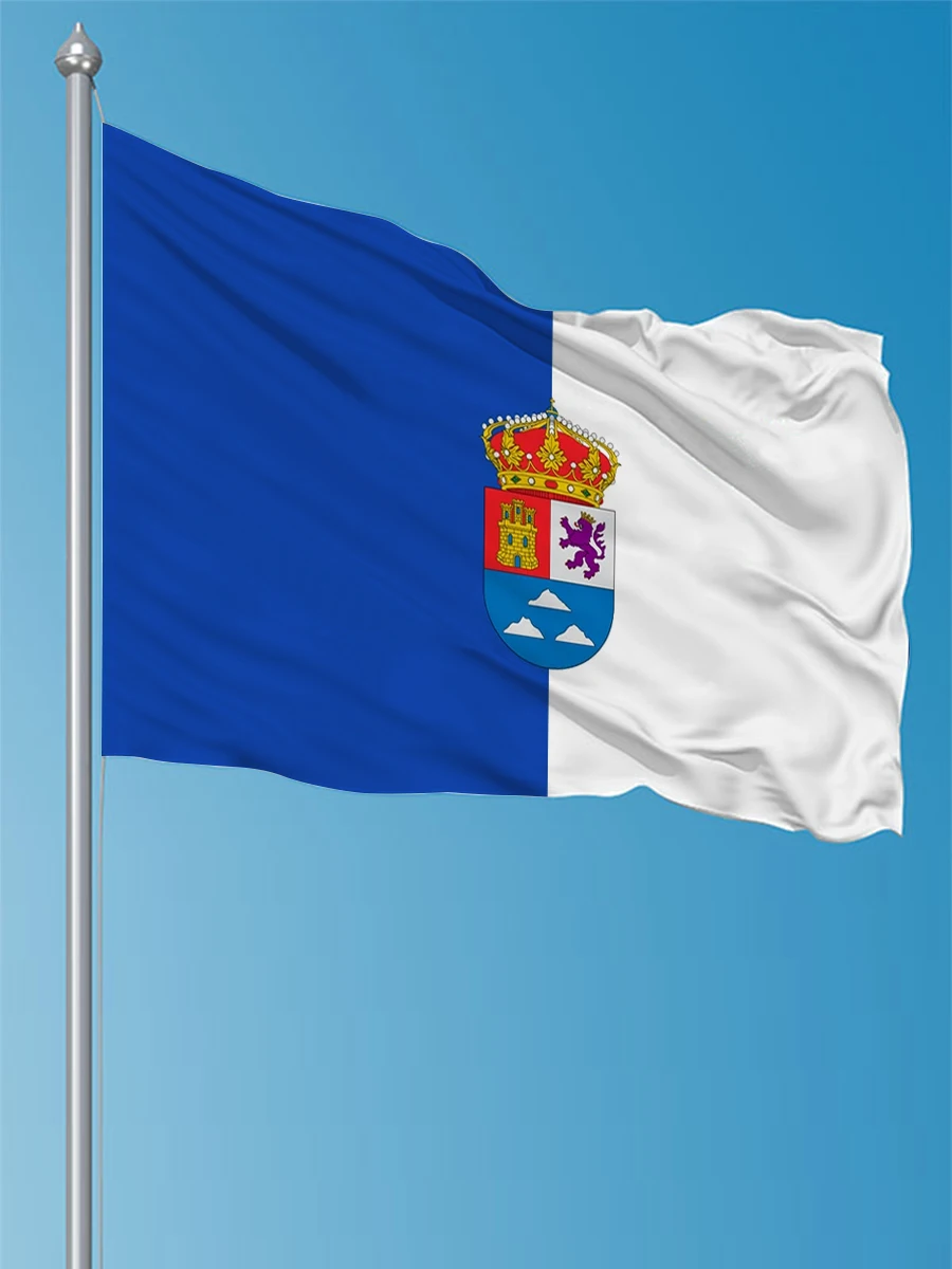 FLAGDOM 3X5Fts 90X150cm Bandera Española Las Palmas