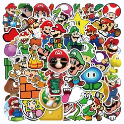 10/30/50pcs Game Super Mario Bros Cartoon Stickers Cute Anime Decals Graffiti DIY Laptop Guitar Kawaii Sticker Fun for Kids Gift