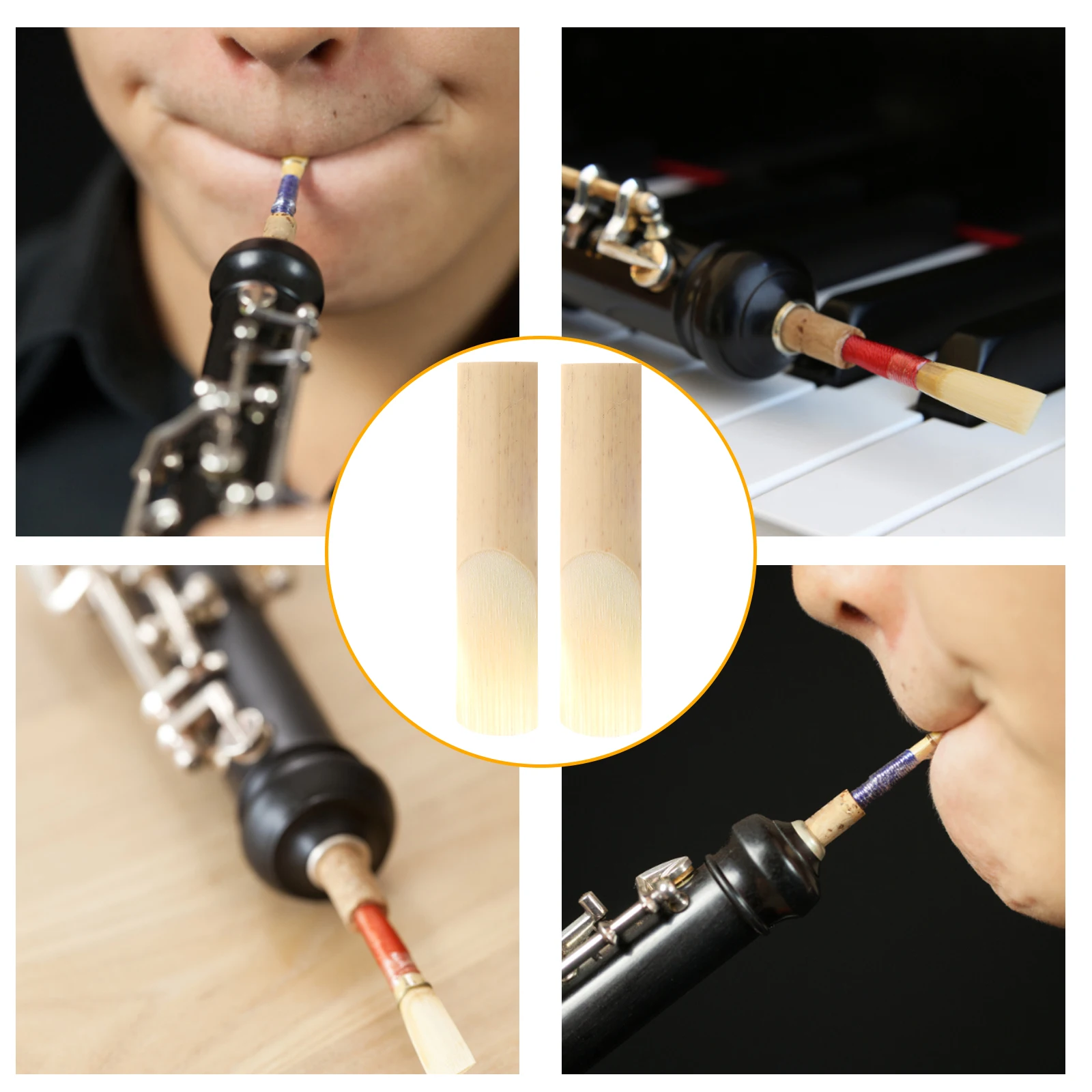 

10 Pcs Ten Reeds Saxophone Gear for Clarinet Musical Instruments Pocket Supplies Alto Sturdy