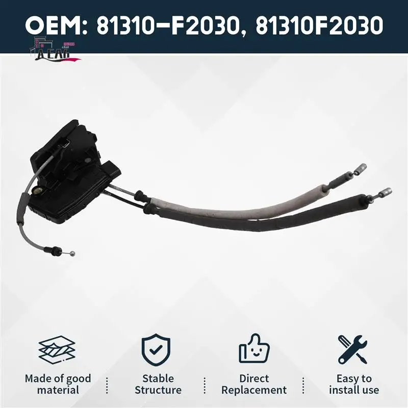 

AEA6-Для Hyundai Elantra 1.4L 1.6L 2.0L 2017-2020 Привод дверного замка передний левый 81310-F2030, 81310F2030