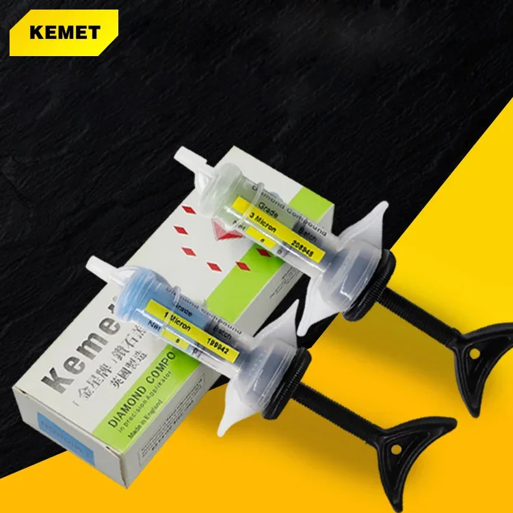 1PCS Origin KEMET Abrasive paste Polishing paste Diamond compound Kemet lubricating fluid water and oil solubility lapping paste