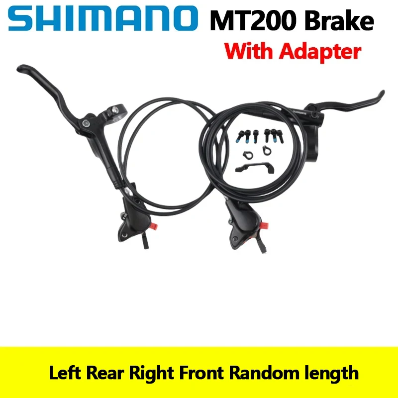 Shimano MT200 Brake BR-MT200 Left Front 800MM 850MM Right Rear 1450MM 1550MM Mountain Bicycle Hydraulic Disc Brake E-bike Brake