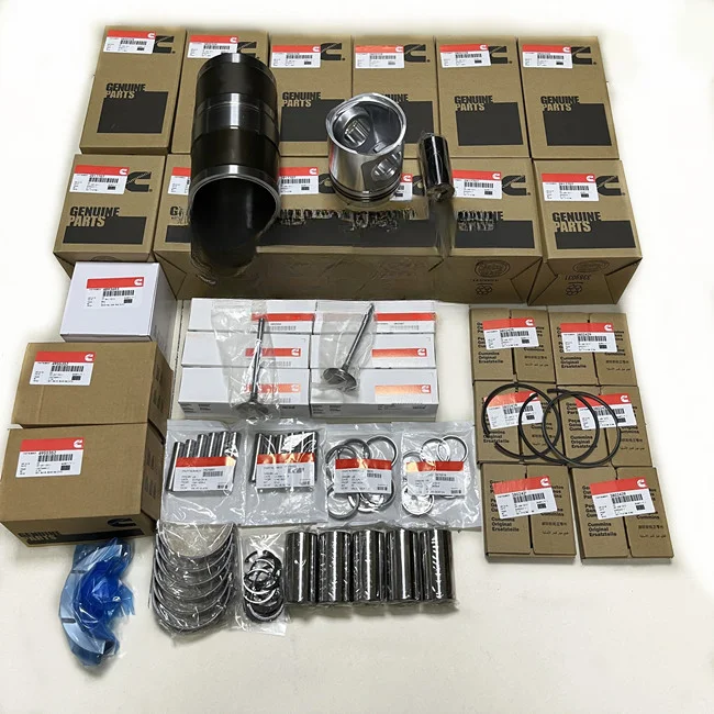 

Diesel Engine Parts 6CT 6CT8.3 6D114 Piston Ring Liner Kit for Cummins Komatsu Overhaul Repair Kit