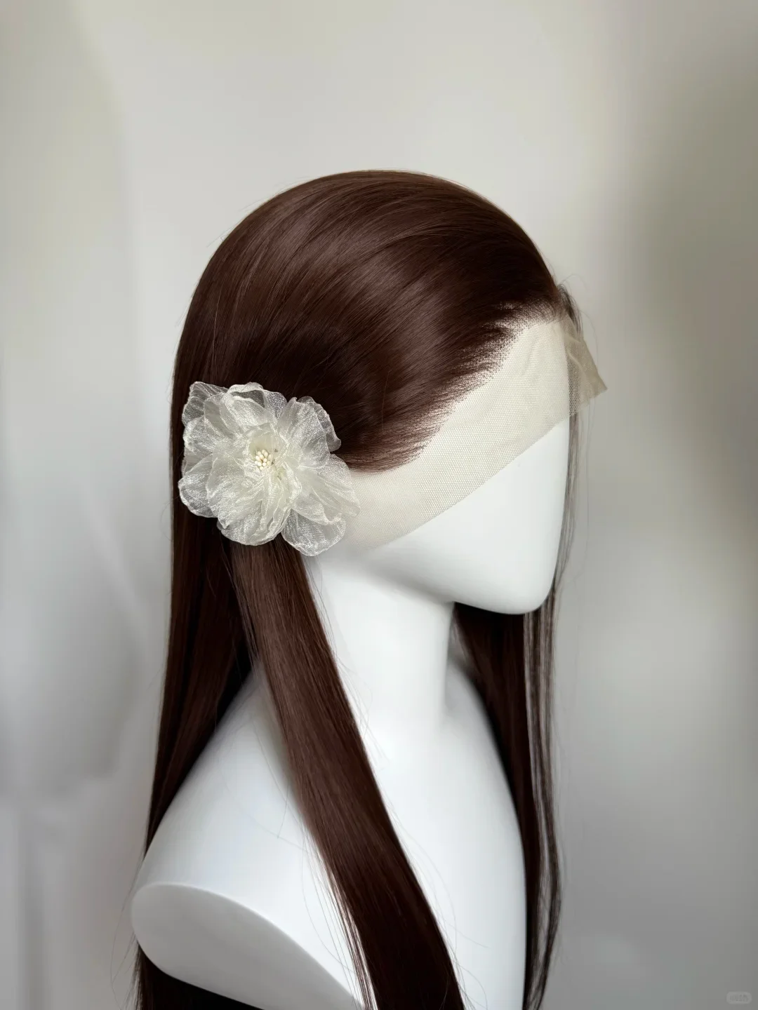 Peruca dianteira de renda marrom para mulheres 26 Polegada longa reta 13*4 perucas de renda sintética natural olhando para cosplay pelucas