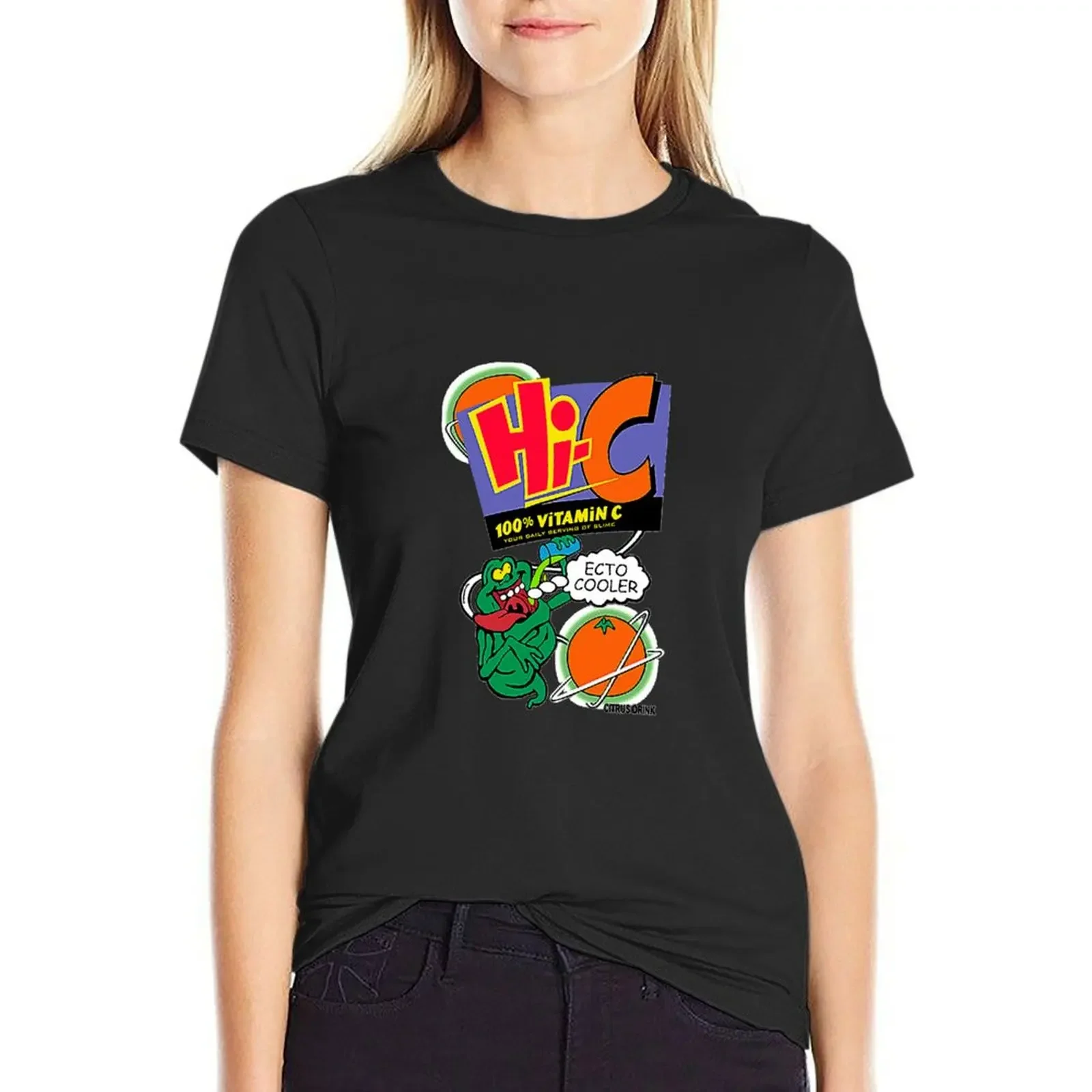 Ecto Cooler T-Shirt pour Femme, Vêtements Kawaii, Vêtements Esthétiques à la Mode, Coupe Ample