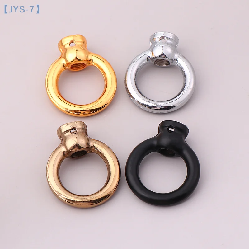 

1Pc M10 Fine Tooth Chandelier Iron Pendant Ring Crystal Lamp Closed Hook Chain Load-Bearing Iron Ring For Ceiling Light Hanging
