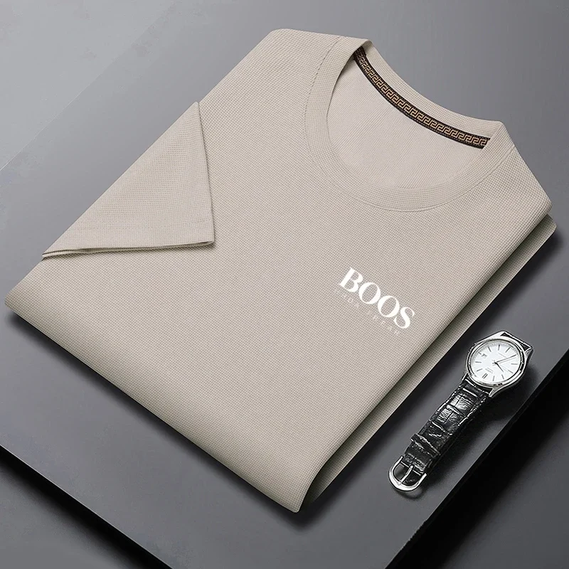 Men's T-shirt New Embroidered Summer Round Neck Short Sleeve T-shirt Men's Short Sleeve Top Harajuku Men's Clothing T-shirt image 6