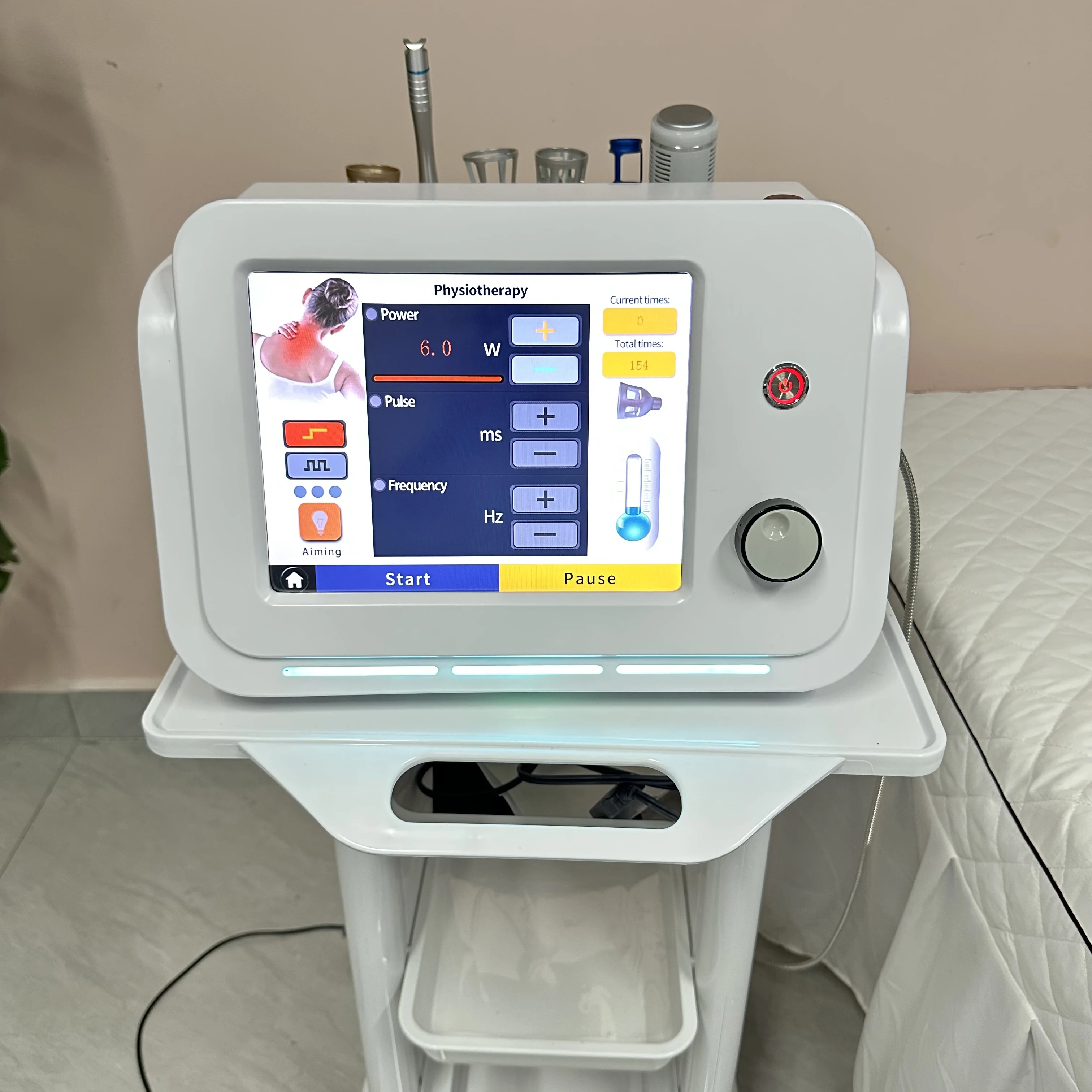 6 In 1 980nm Diode Laser Perawatan Jamur Kuku Penghilang Varises Pembuluh Darah Peremajaan Kulit Alat Kecantikan