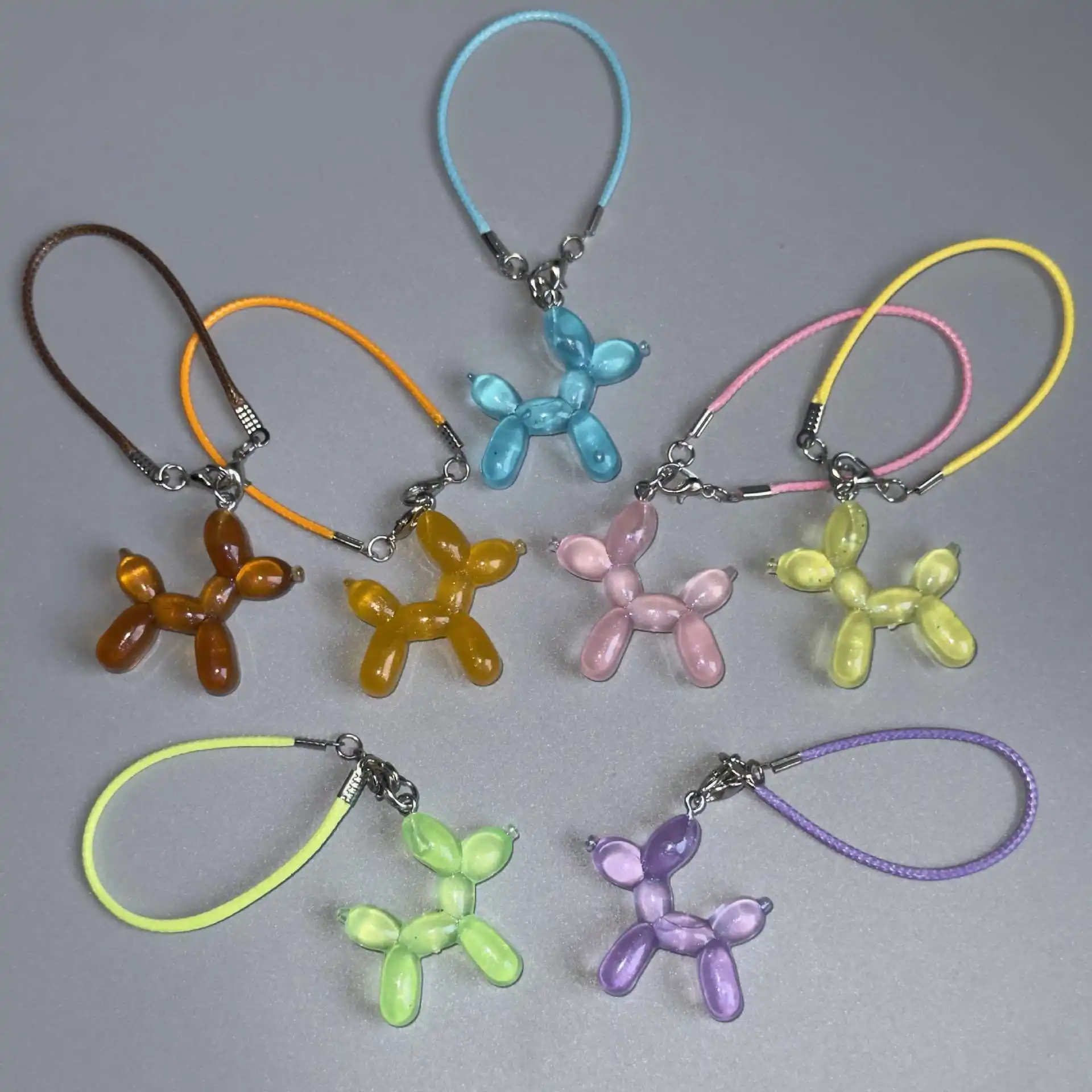 

Clothes For Labubu 15/17Cm Dolls Gen 1-3 Accessory Mini Internet Celebrity Transparent Balloon Dog Pendant