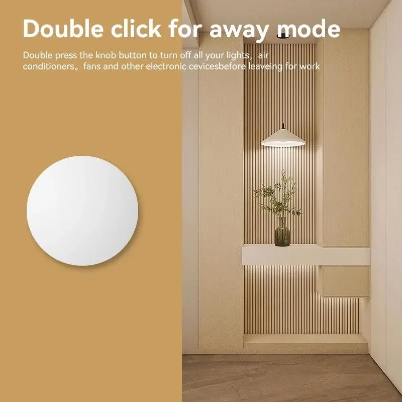 TNCE Tuya Zigbee Smart Button Scene Switch Voice Control Wireless Button Smart Life App Smart Home Remote Control